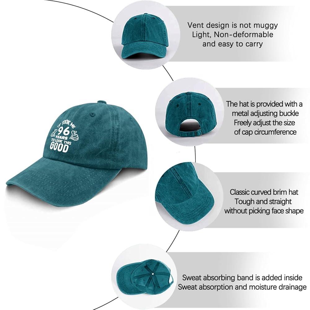 Amazon.com: It Tookw Me 96 Years to Lookv This Good Hats for